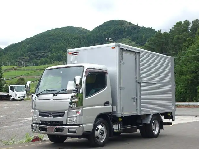 三菱 キャンター 小型 アルミバン パワーゲート 床鉄板 の中古トラック【車両No.152513】