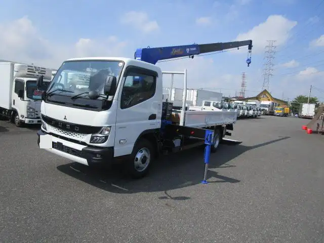 三菱 キャンター 小型 クレーン付 パワーゲート 4段 の中古トラック【車両No.152440】