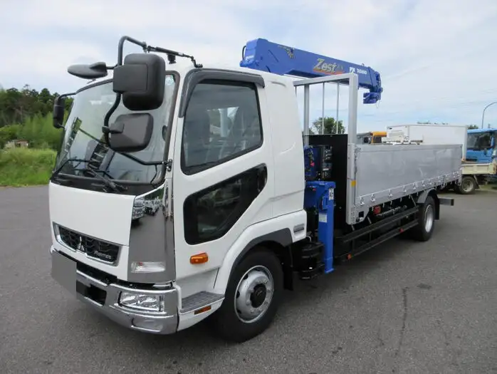 三菱 ファイター 中型/増トン クレーン付 アルミブロック 4段 の中古トラック【車両No.152500】