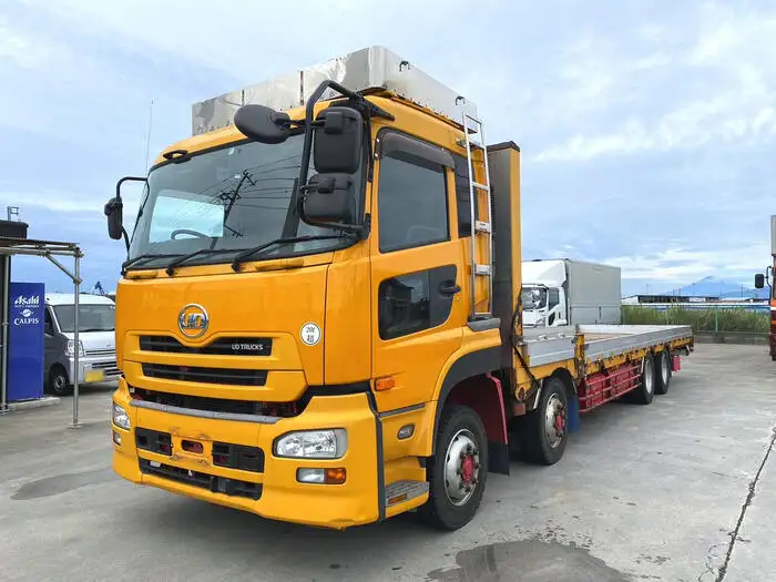 日産UD クオン 大型 平ボディ アルミブロック エアサス の中古トラック【車両No.152363】