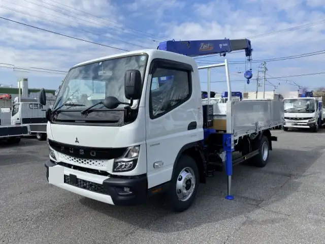 三菱 キャンター 小型 クレーン付 アルミブロック 4段 の中古トラック【車両No.152385】