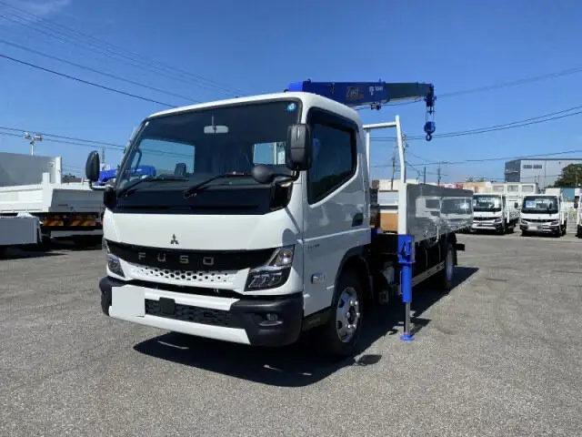 三菱 キャンター 小型 クレーン付 アルミブロック 4段 の中古トラック【車両No.152631】