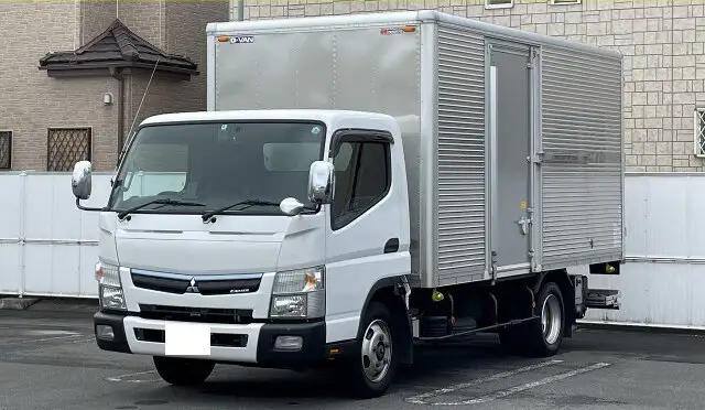 三菱 キャンター 小型 アルミバン パワーゲート サイドドア の中古トラック【車両No.152600】