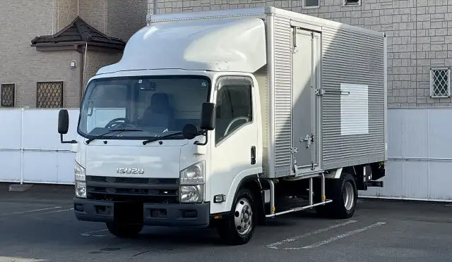 いすゞ エルフ 小型 アルミバン パワーゲート サイドドア の中古トラック【車両No.152590】