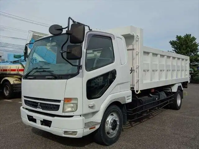 三菱 ファイター 中型/増トン ダンプ 土砂禁 ベッド の中古トラック【車両No.152625】