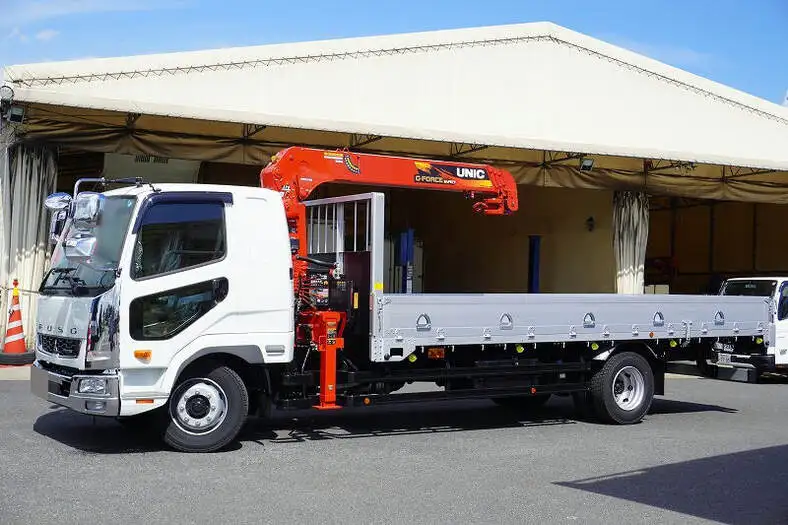 三菱 ファイター 中型/増トン クレーン付 アルミブロック 4段 の中古トラック【車両No.152608】