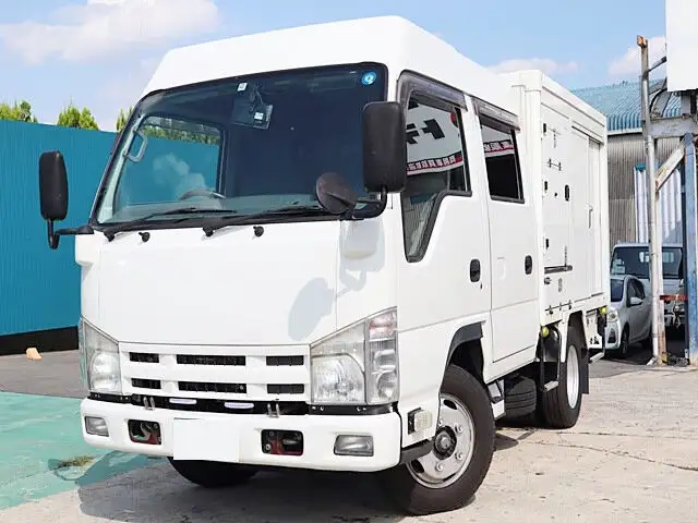 いすゞ エルフ 小型 アルミバン Wキャブ SKG-NJR85A の中古トラック【車両No.152681】