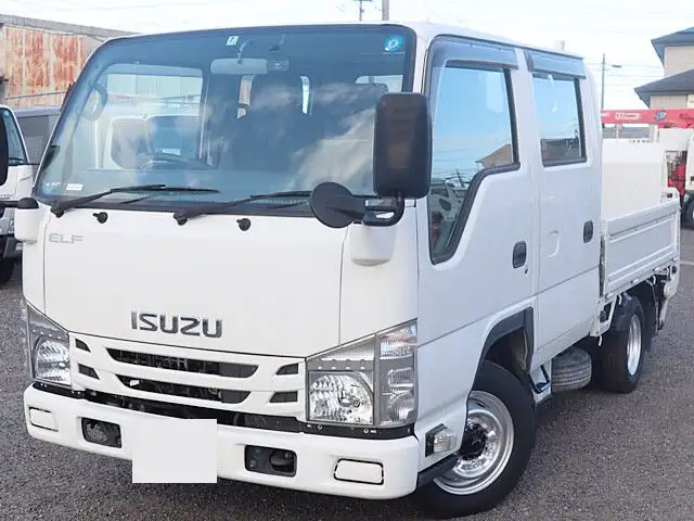 いすゞ エルフ 小型 平ボディ Wキャブ パワーゲート の中古トラック【車両No.152758】
