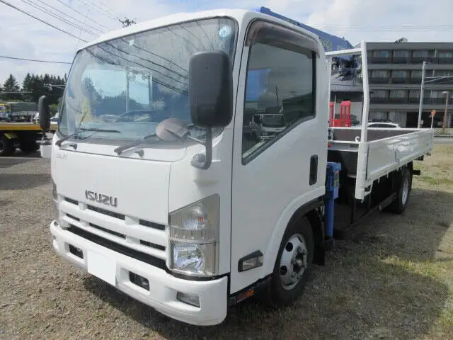 いすゞ エルフ 小型 クレーン付 4段 ラジコン の中古トラック【車両No.152793】