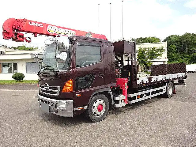 日野 レンジャー 中型/増トン 車両重機運搬 4段クレーン ラジコン の中古トラック【車両No.152815】