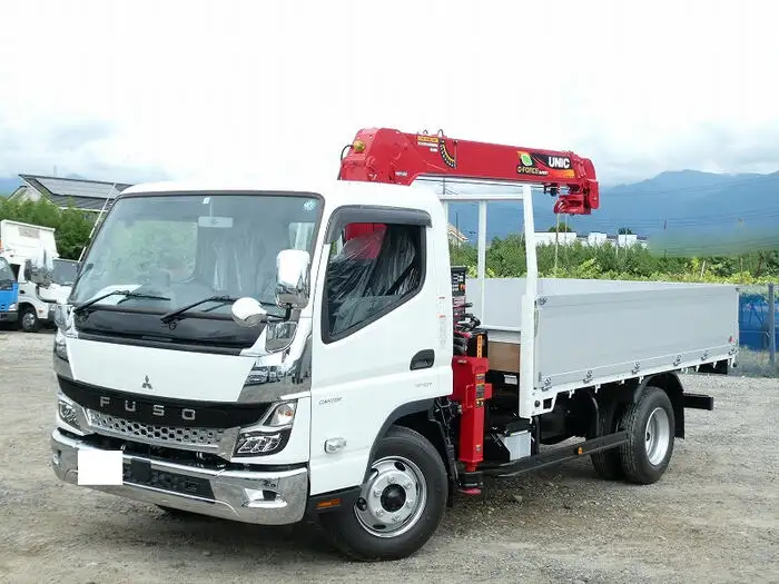 三菱 キャンター 小型 クレーン付 アルミブロック 4段 の中古トラック【車両No.152980】