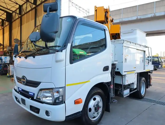 日野 デュトロ 小型 高所・建柱車 高所作業車 電工仕様 の中古トラック【車両No.152857】