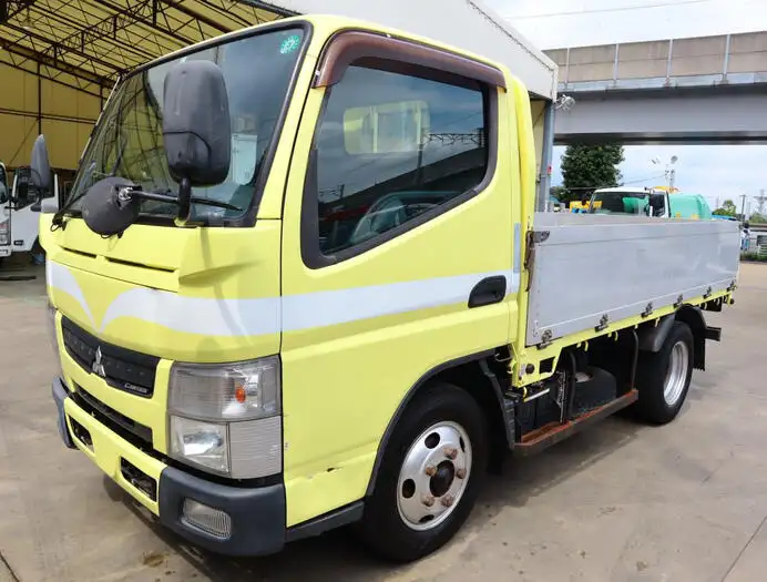 三菱 キャンター 小型 平ボディ 床鉄板 アルミブロック の中古トラック【車両No.152884】