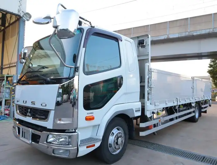 三菱 ファイター 中型/増トン 平ボディ パワーゲート 床鉄板 の中古トラック【車両No.152804】