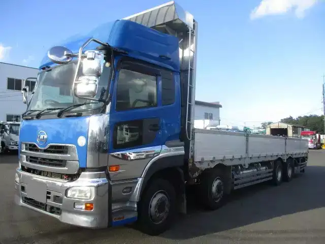 日産UD クオン 大型 平ボディ アルミブロック エアサス の中古トラック【車両No.153033】