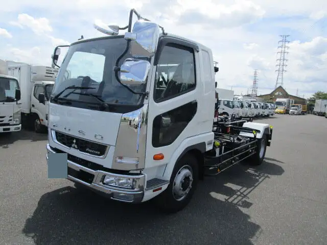 三菱 ファイター 中型/増トン アームロール ツインホイスト ベッド の中古トラック【車両No.153066】