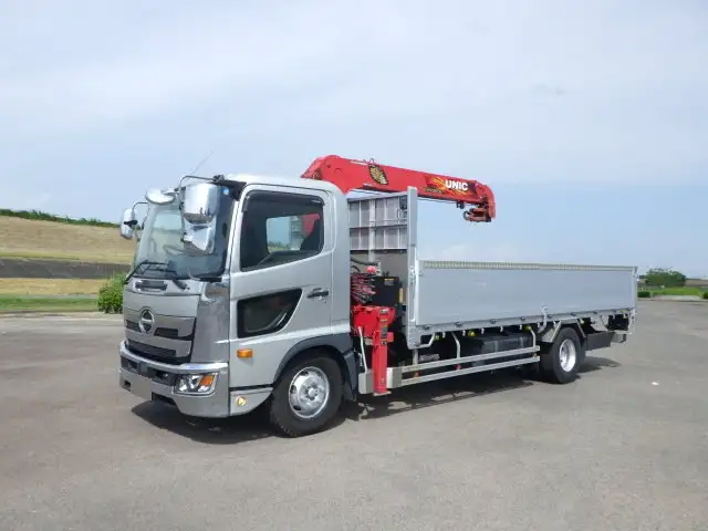 日野 レンジャー 中型/増トン クレーン付 床鉄板 アルミブロック の中古トラック【車両No.153052】
