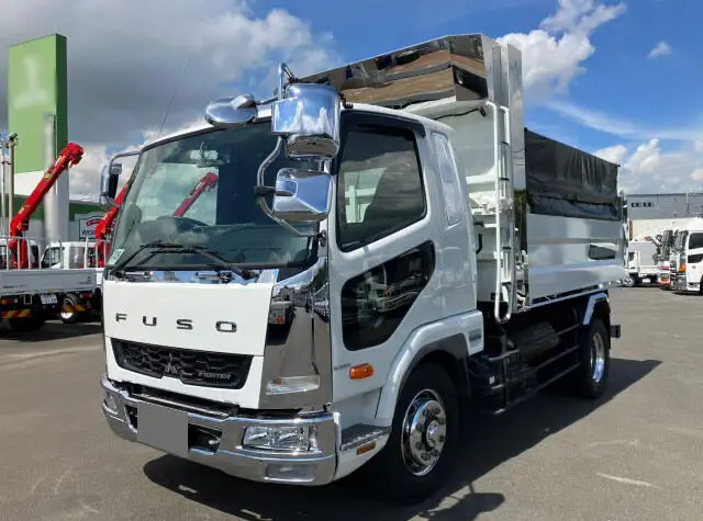 三菱 ファイター 中型/増トン ダンプ コボレーン ベッド の中古トラック【車両No.153120】