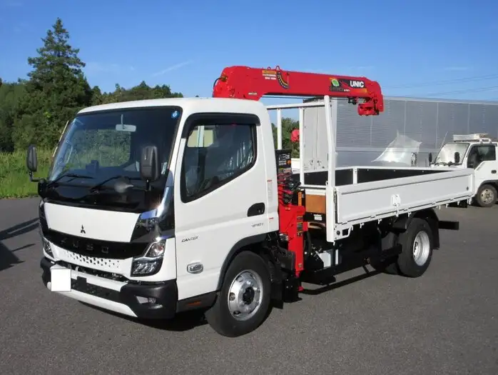 三菱 キャンター 小型 クレーン付 4段 ラジコン の中古トラック【車両No.153154】
