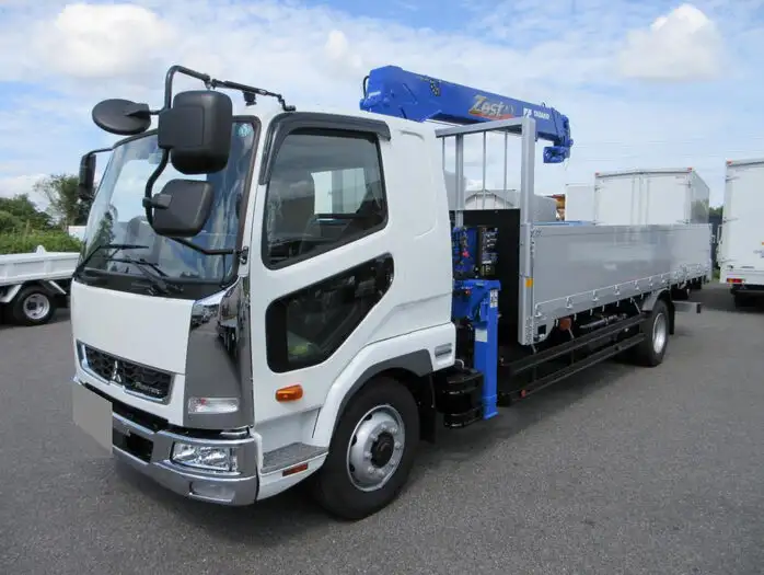 三菱 ファイター 中型/増トン クレーン付 アルミブロック 4段 の中古トラック【車両No.153147】
