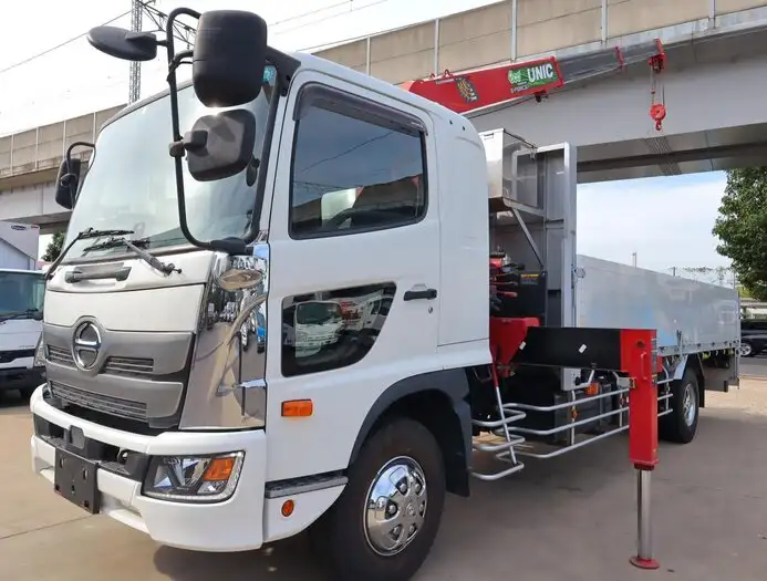 日野 レンジャー 中型/増トン クレーン付 床鉄板 アルミブロック の中古トラック【車両No.153219】