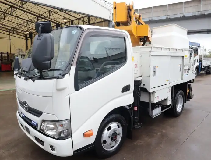 日野 デュトロ 小型 高所・建柱車 高所作業車 電工仕様 の中古トラック【車両No.153197】