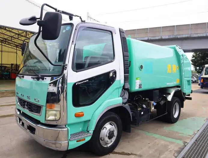 三菱 ファイター 中型/増トン パッカー車 巻き込み式 回転ダンプ式 の中古トラック【車両No.153227】