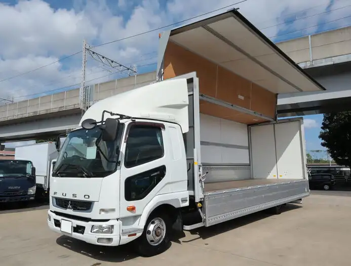 三菱 ファイター 中型/増トン ウイング エアサス 2KG-FK64F の中古トラック【車両No.153183】