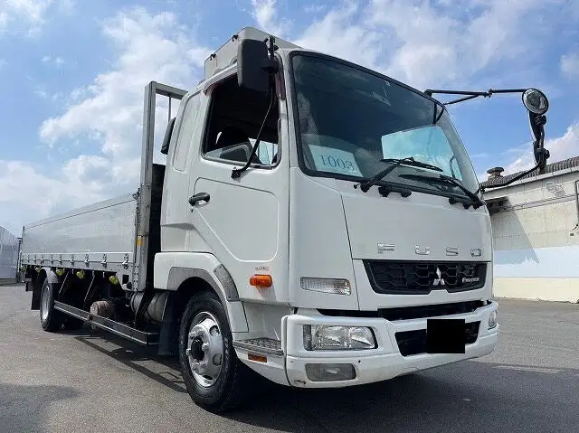 三菱 ファイター 中型/増トン 平ボディ 床鉄板 アルミブロック の中古トラック【車両No.153269】