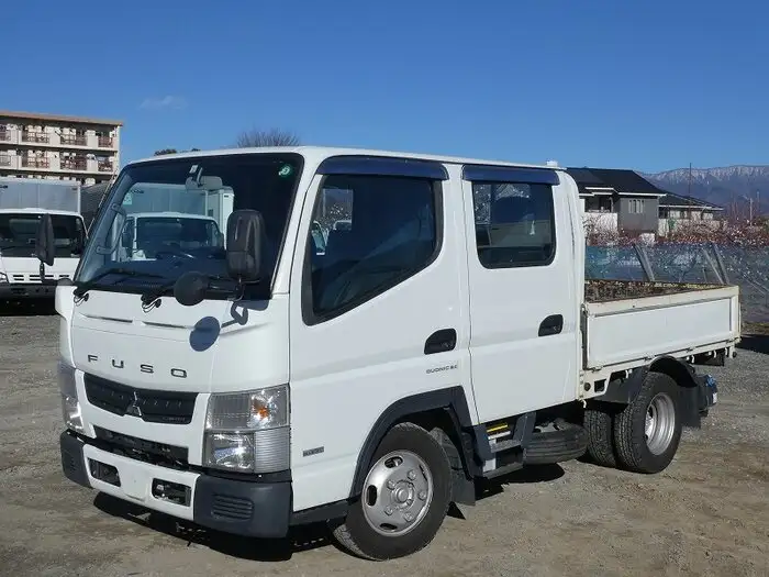 三菱 キャンター 小型 平ボディ Wキャブ 床鉄板 の中古トラック【車両No.153315】