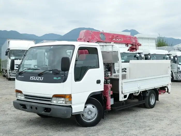 いすゞ エルフ 小型 クレーン付 パワーゲート 5段 の中古トラック【車両No.153291】