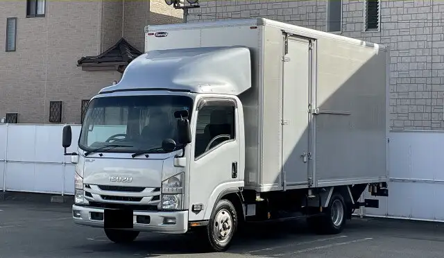 いすゞ エルフ 小型 アルミバン パワーゲート サイドドア の中古トラック【車両No.153337】