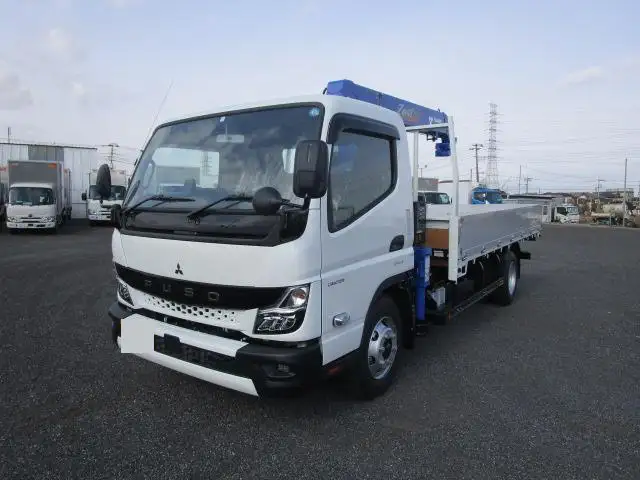 三菱 キャンター 小型 クレーン付 アルミブロック 4段 の中古トラック【車両No.153362】