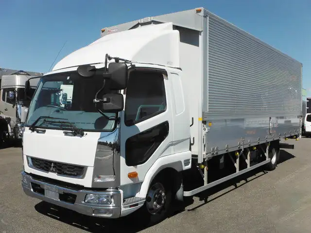 三菱 ファイター 中型/増トン ウイング エアサス ベッド の中古トラック【車両No.153376】