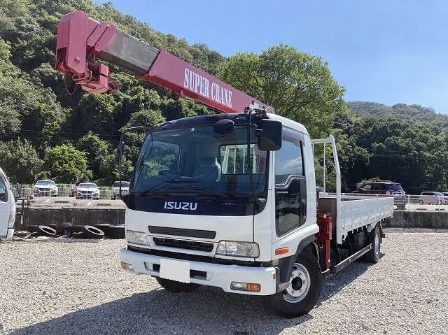 いすゞ フォワード 中型/増トン クレーン付 4段 ラジコン の中古トラック【車両No.153363】