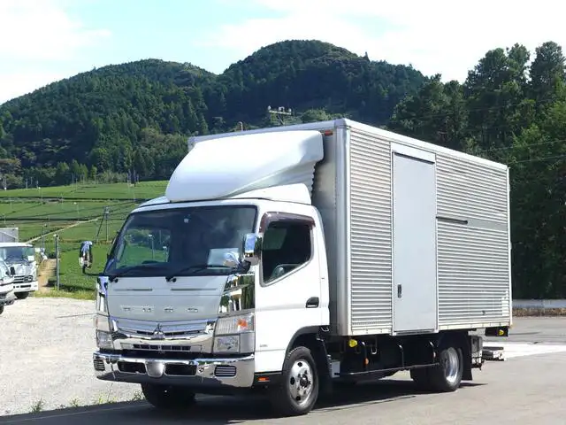 三菱 キャンター 小型 アルミバン パワーゲート サイドドア の中古トラック【車両No.153420】
