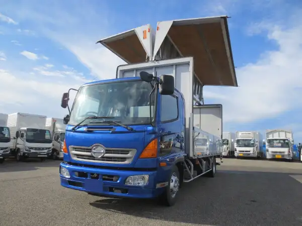 日野 レンジャー 中型/増トン ウイング パワーゲート エアサス の中古トラック【車両No.153592】