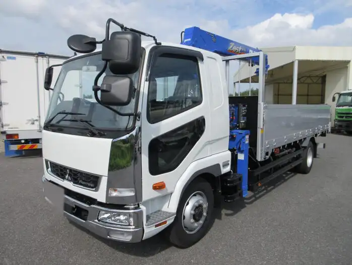 三菱 ファイター 中型/増トン クレーン付 アルミブロック 4段 の中古トラック【車両No.153485】