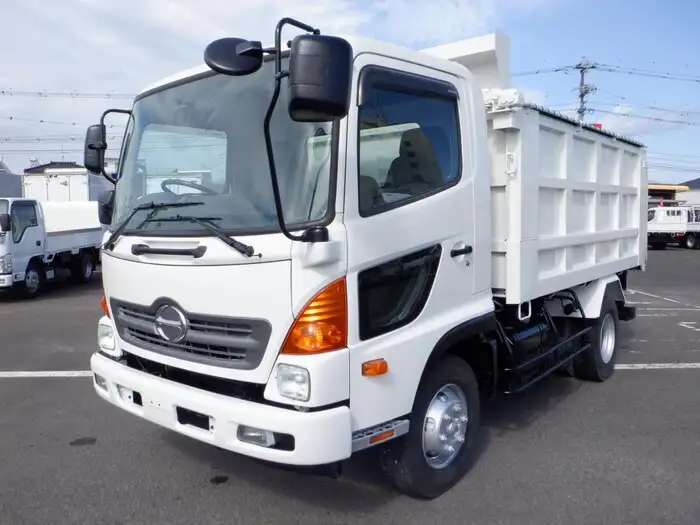 日野 レンジャー 中型/増トン ダンプ 土砂禁 天蓋付き の中古トラック【車両No.153614】