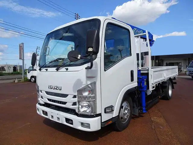いすゞ エルフ 小型 クレーン付 4段 ラジコン の中古トラック【車両No.153700】