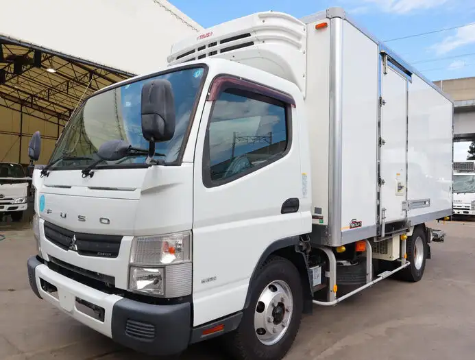 三菱 キャンター 小型 冷凍冷蔵 低温 パワーゲート の中古トラック【車両No.153635】