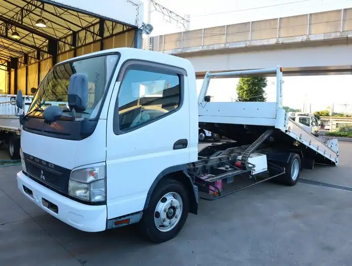三菱 キャンター 小型 車両重機運搬 ラジコン ウインチ の中古トラック【車両No.153571】