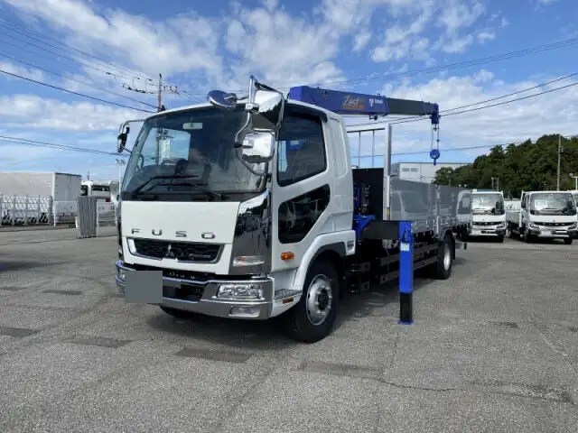 三菱 ファイター 中型/増トン クレーン付 アルミブロック 4段 の中古トラック【車両No.153728】