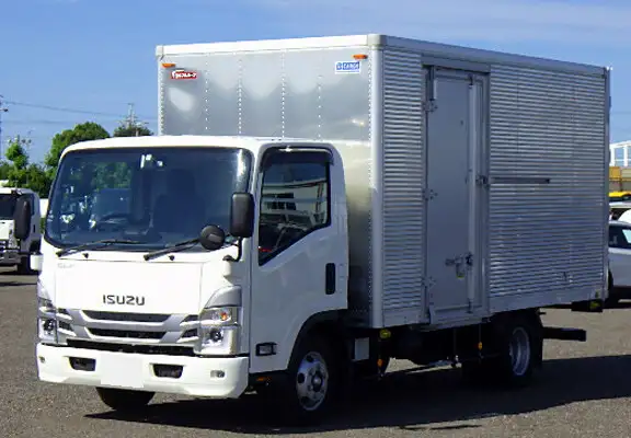 いすゞ エルフ 小型 アルミバン サイドドア 2RG-NPR88AN の中古トラック【車両No.153802】