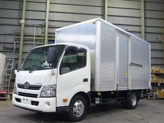 日野 デュトロ 小型 アルミバン パワーゲート サイドドア の中古トラック【車両No.153898】
