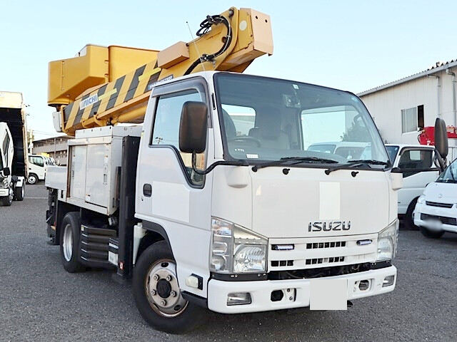 いすゞ エルフ 小型 高所・建柱車 高所作業車 電工仕様｜画像2