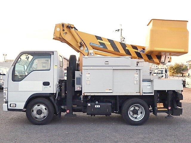 いすゞ エルフ 小型 高所・建柱車 高所作業車 電工仕様｜画像5