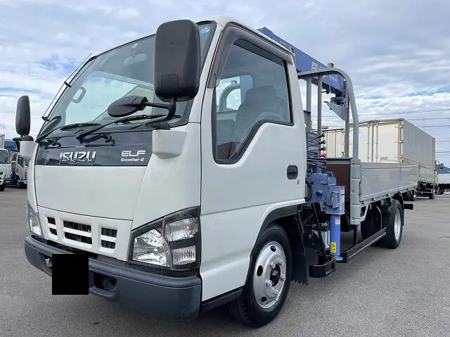 いすゞ エルフ 小型 クレーン付 アルミブロック 4段 の中古トラック【車両No.153859】