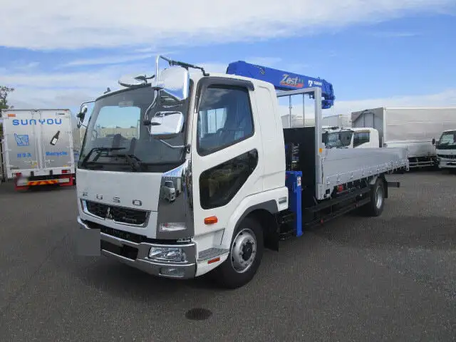 三菱 ファイター 中型/増トン クレーン付 アルミブロック 4段 の中古トラック【車両No.153853】