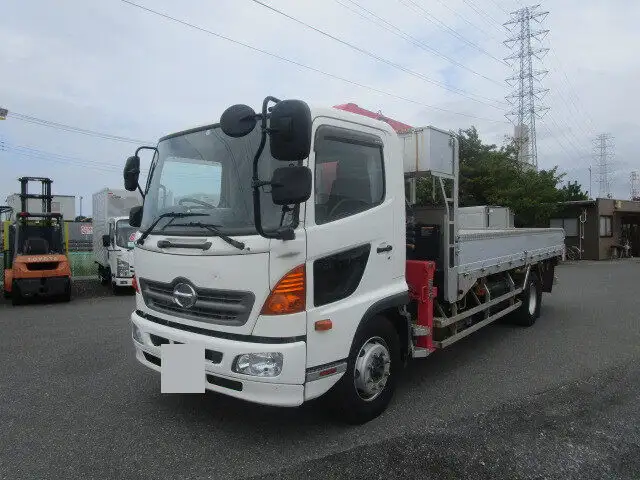 日野 レンジャー 中型/増トン クレーン付 アルミブロック 4段 の中古トラック【車両No.153848】